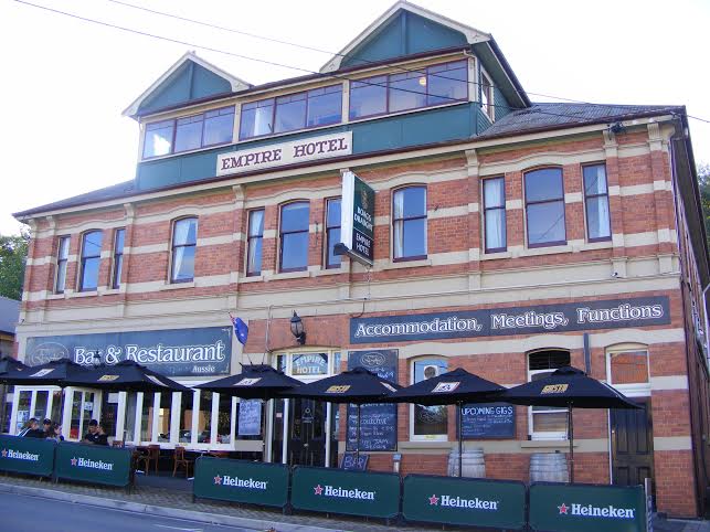 pearlphoto1 Today, the heritage facade of the Empire Hotel stands prominent in Deloraine.