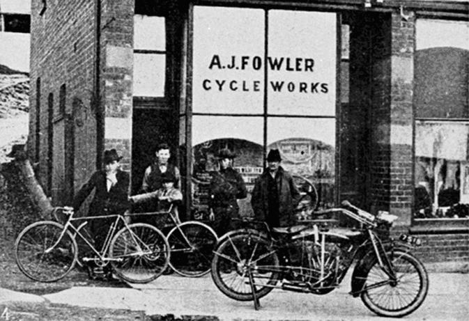 A J Fowler Cycle Works c.1917